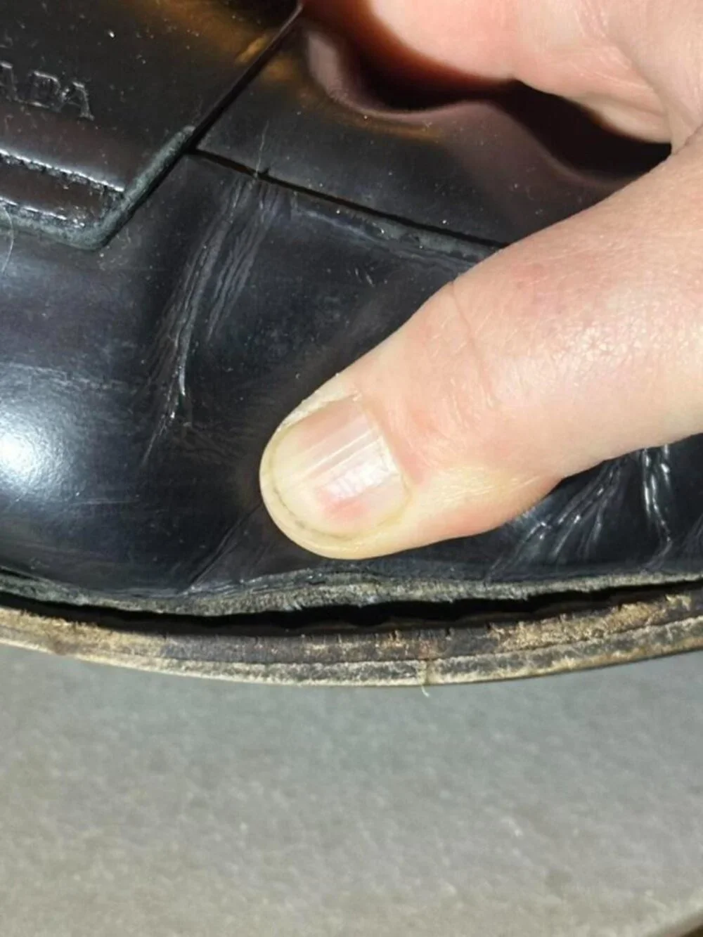 Prada Black Dress Loafers Size 10.5 - Picture 5 of 8